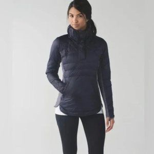 Lululemon Down for a run pull over jacket size 4